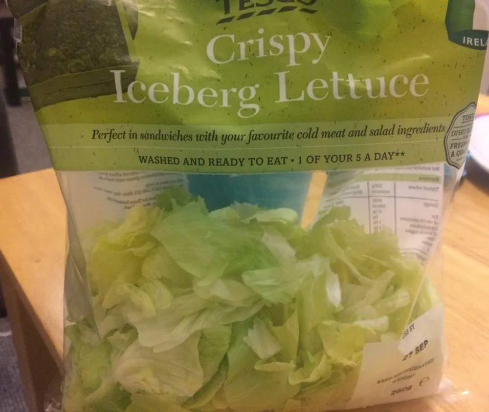Crispy iceberg lettuce