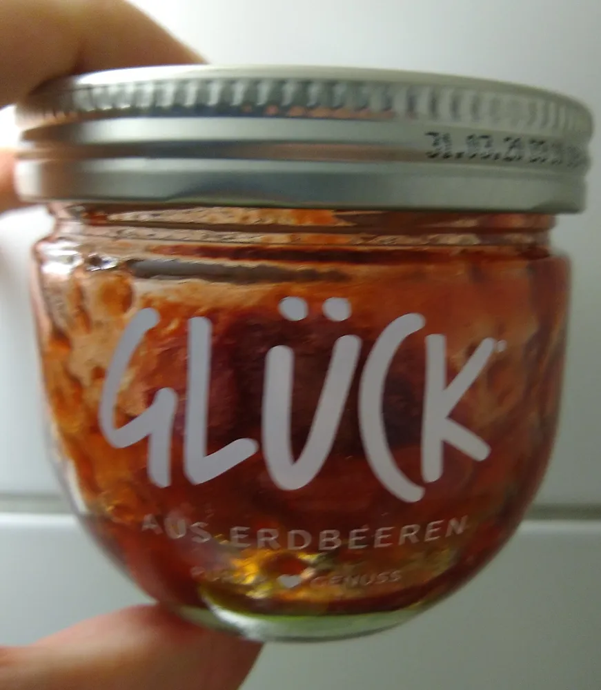 Glück aus Erdbeeren