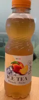 Thé froid bio à la pêche