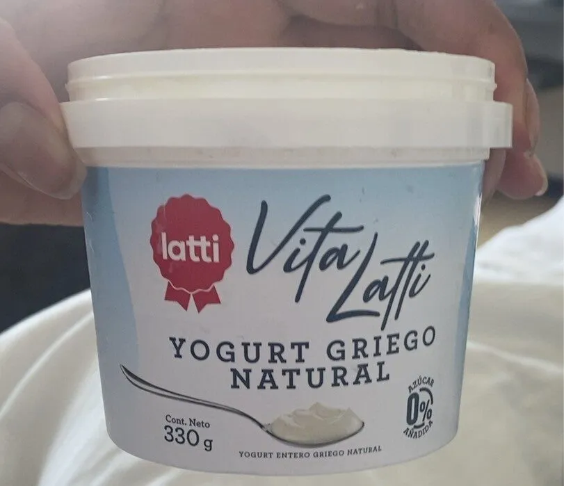 Yogurt Griego entero natural sin dulce