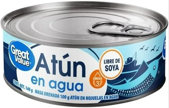 Atún en agua