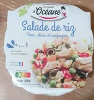 Salade de riz thon olives