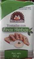 Tostadas finas hierbas