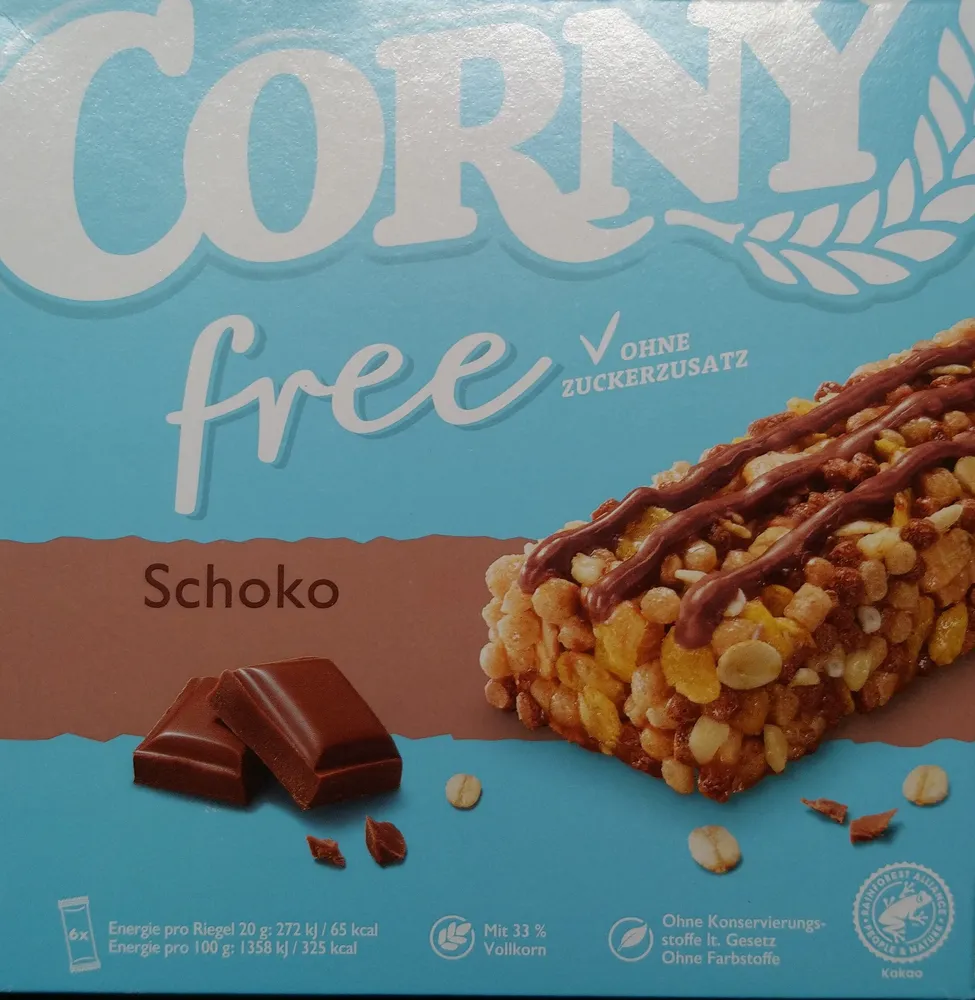 Corny free Schoko