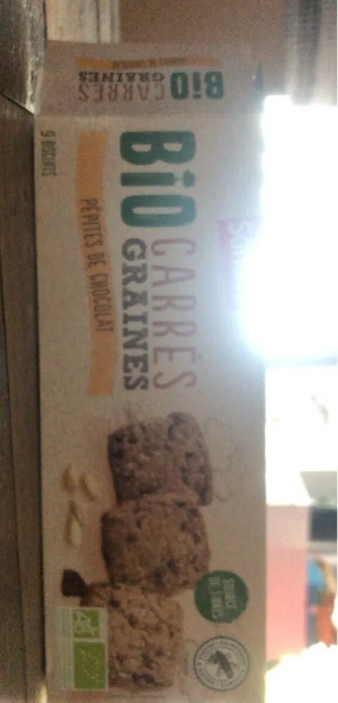 Carrés graines bio