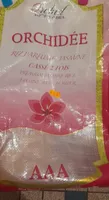 Orchid Rice label