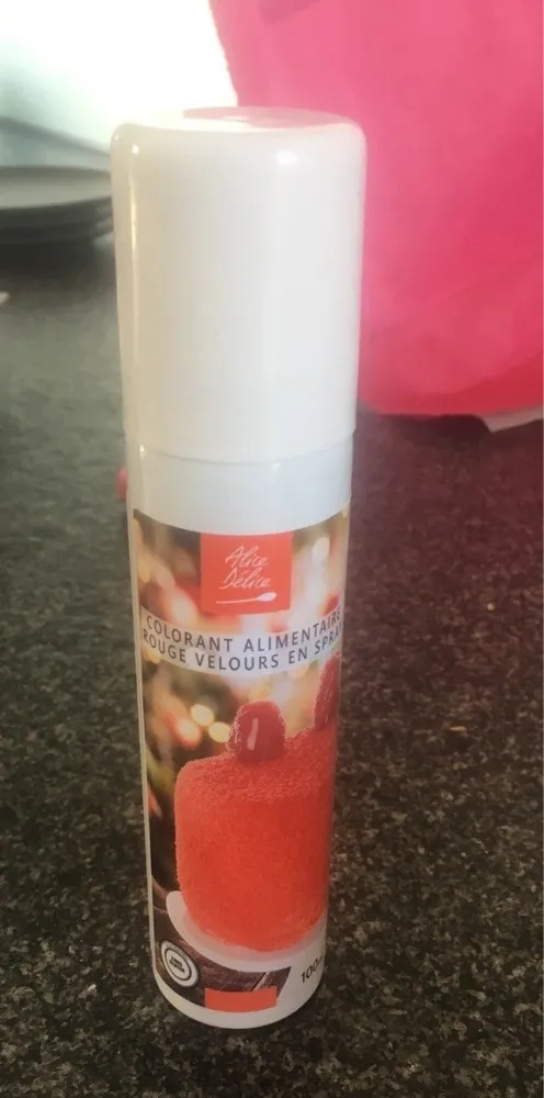 Colorant Alimentaire Rouge velours en spray