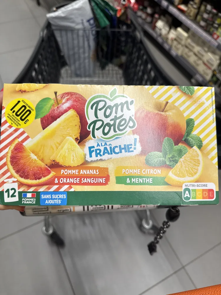 À LA FRAÎCHE! POMME ANANAS & ORANGE SANGUINE POMME CITRON & MENTHE