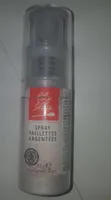 très paillette argenté