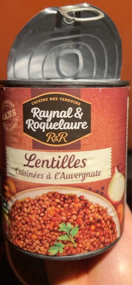 Lentilles cuisinées à l’Auvergnate
