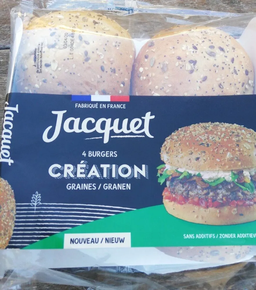 4 burgers création Gaines