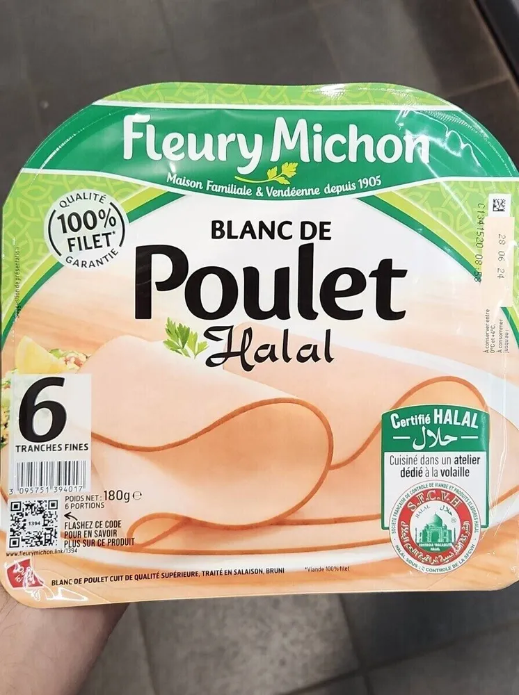 6 TR poulet halal