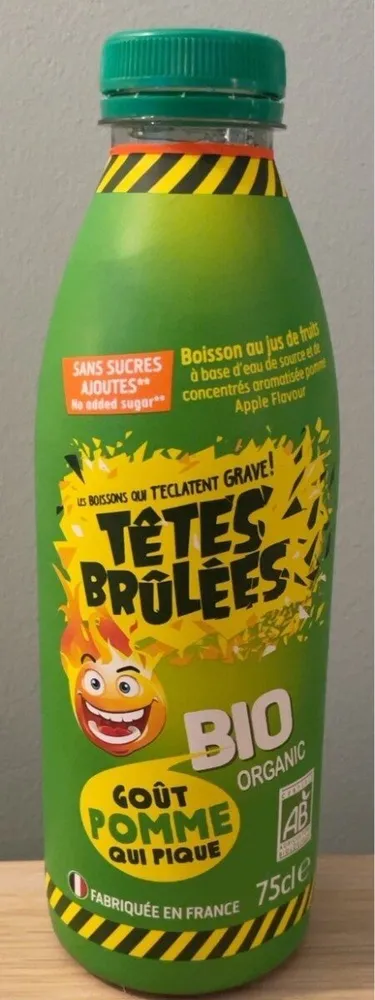 Têtes Brûlées Bio Organic goût pomme qui pique