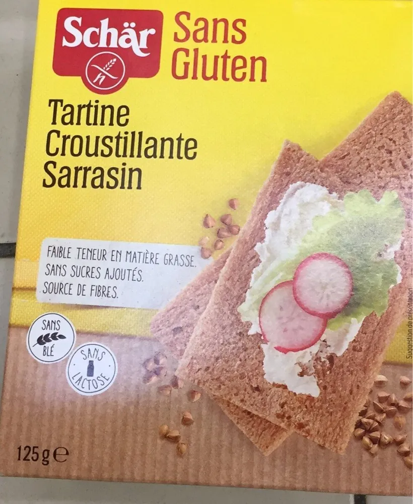 Tartine croustillante sarrasin