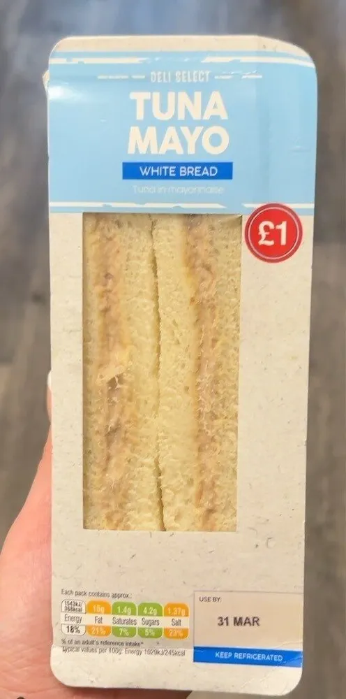 Tuna mayo sandwich