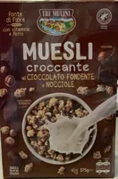 Muesli croccante al cioccolato fondente e nocciole