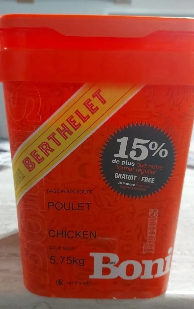 base pour soupe poulet