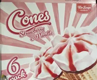 Strawberry And Vanilla Ice Cream