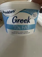 Greek 10% FAT AUTHENTIC GREEK YOGURT SOURCE OF PROTEIN, LOW IN SUGAR