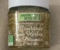Moutarde bio aux herbes de provences