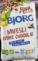 Muesli avoine chocolat