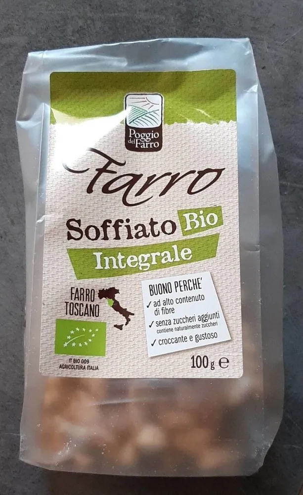 Farro soffiato bio integrale