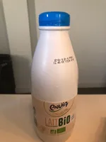 Lait demi-écrémé  UHT bio Envia