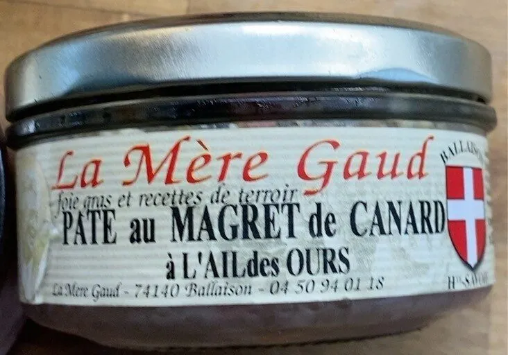 Pate au magret de canard à l’ail des ours