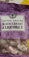 Toffee centre blackcurrant liquorice