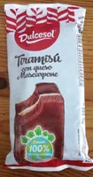 Tiramisú con queso mascarpone