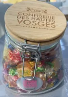 Assortiment de 6 sortes de bonbons de sucre cuit à feu nu