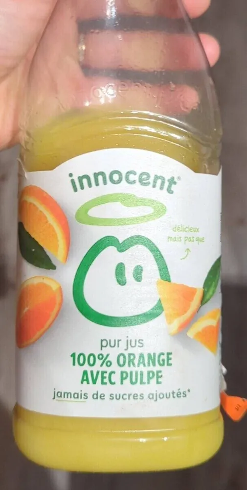 Jus d'orange avec pulpe