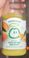 Jus d'orange avec pulpe