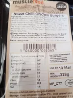 Sweet Chilli Chicken Burger