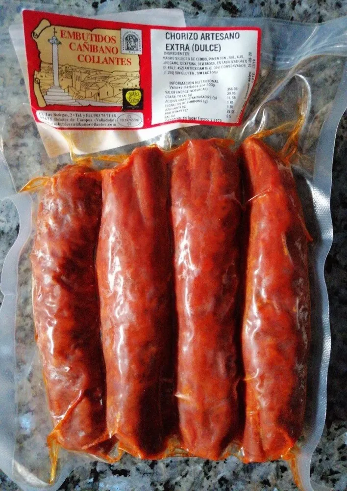 Chorizo artesano extra (Dulce)