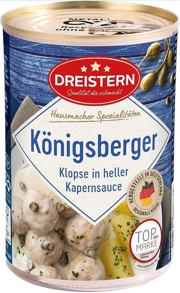 Königsberger Klopse in Kapernsoße