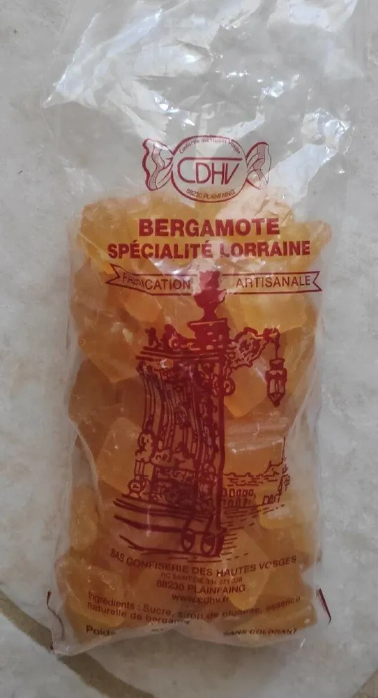 Bergamotte spécialité Lorraine