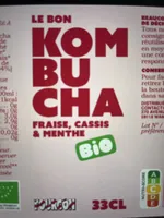 Kombucha fraise cassis & menthe
