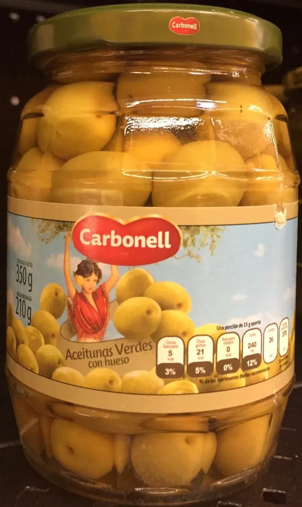 Aceitunas Verdes con Hueso
