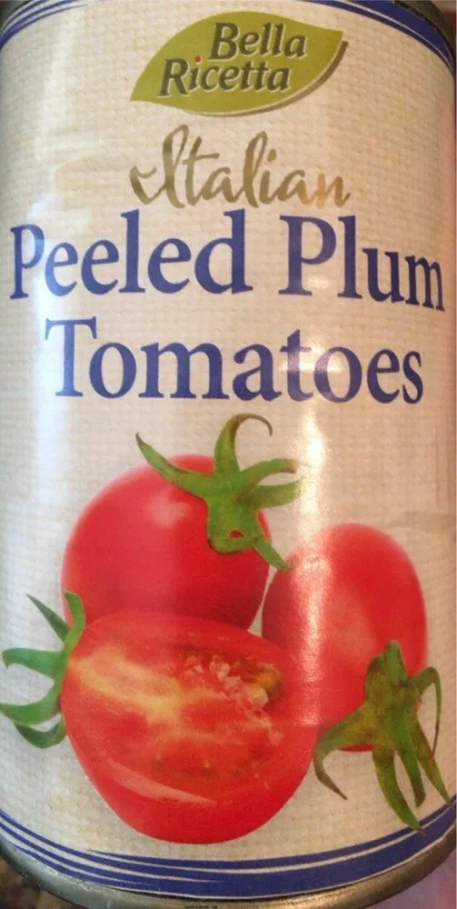 Peeled plum tomatoes