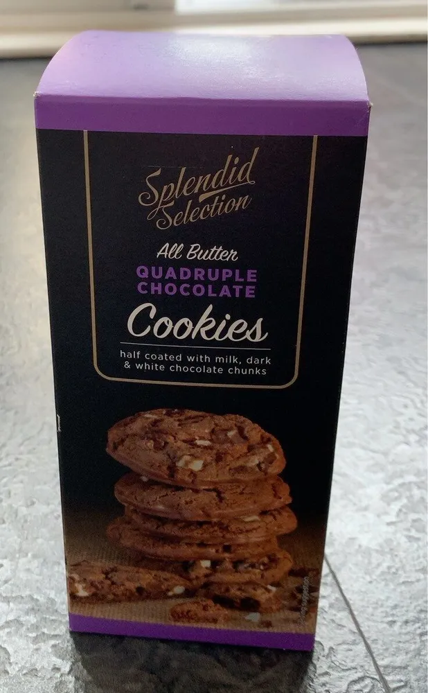 Quadruple choclate cookies