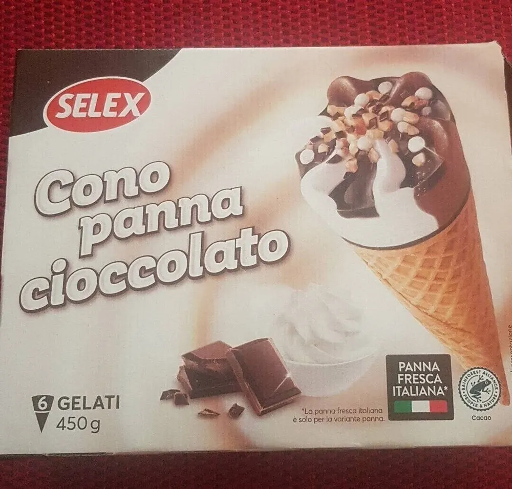 Cono panna cioccolato