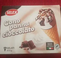 Cono panna cioccolato