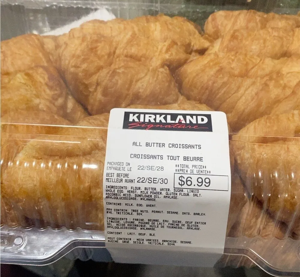 All butter croissants