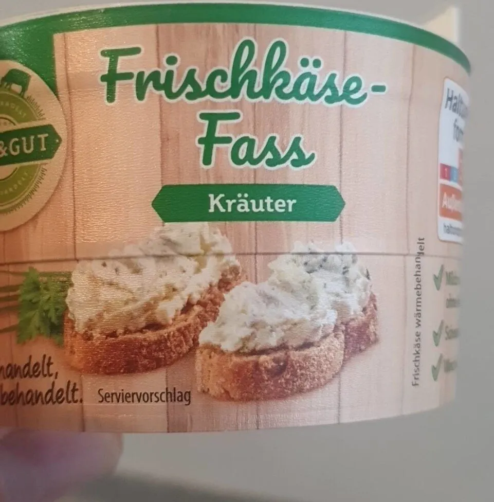 Frischkäse-Fass Kräuter