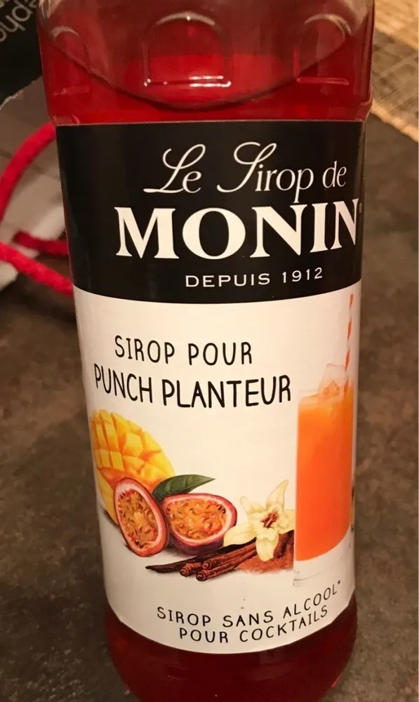 Sirop punch planteur