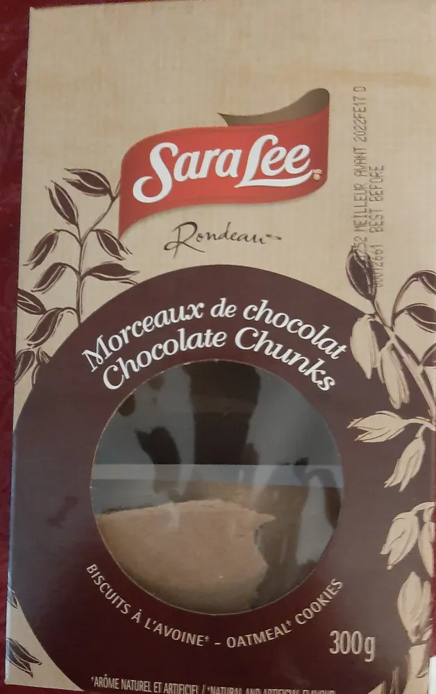 Biscuits à l'avoine morceaux de chocolat