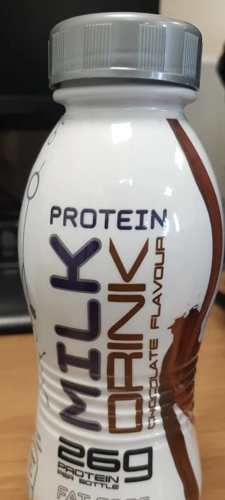 Chocolate flavour protein milk drink
