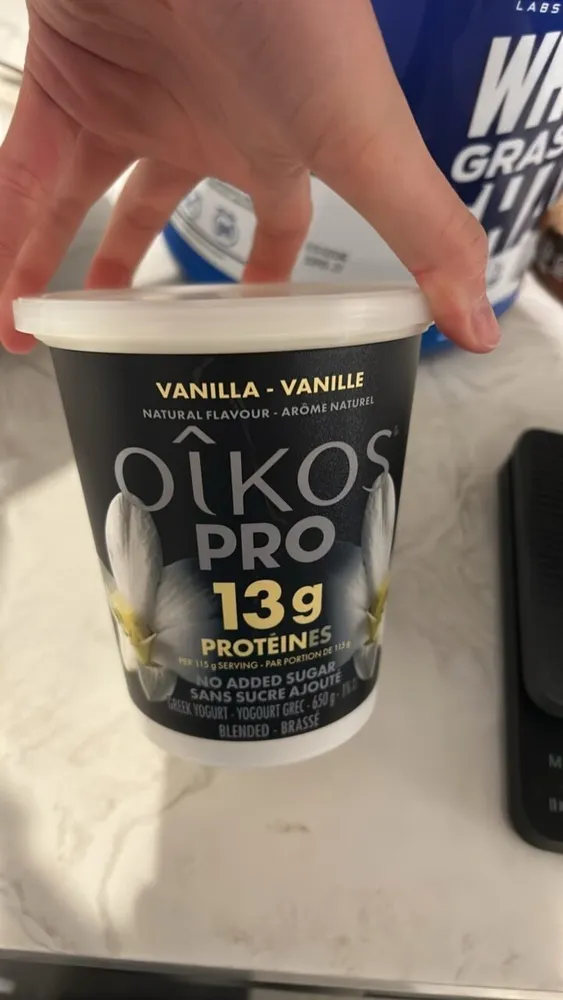 Oikos Pro Vanilla Greek Yogurt
