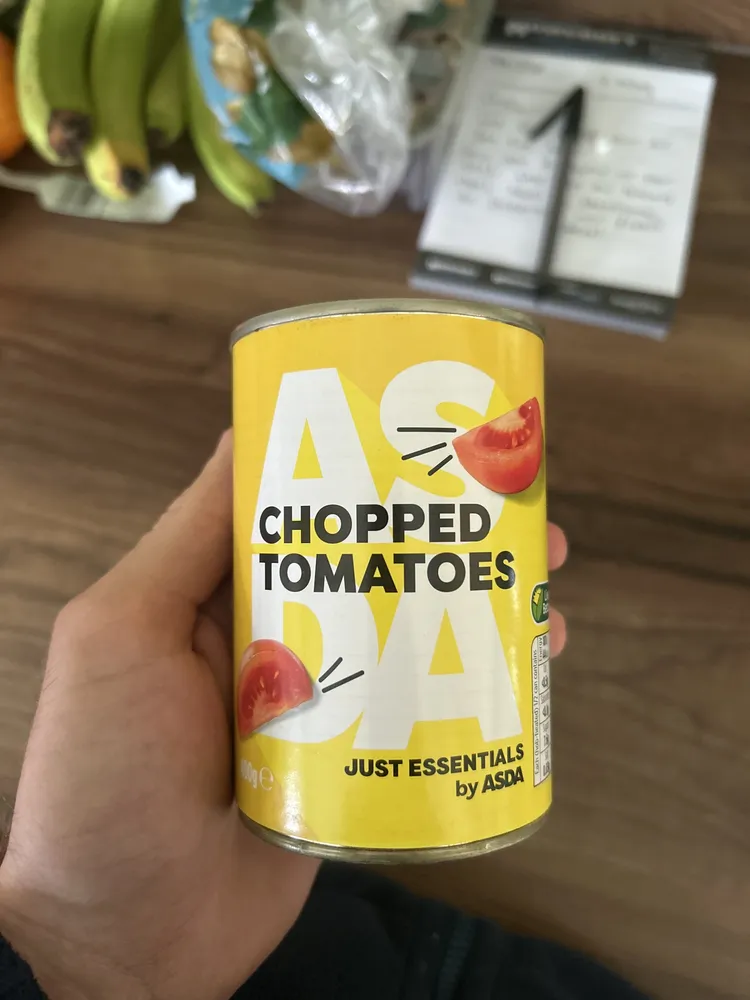 asda chopped tomatoes